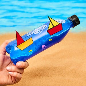 Big Wave Sensory Bottle craft activity