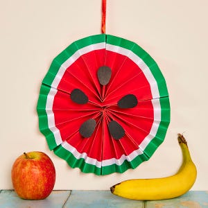 Concertina Watermelon craft activity