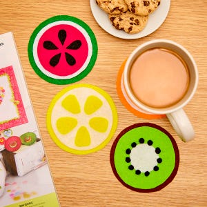 Fruit Coasters craft activity