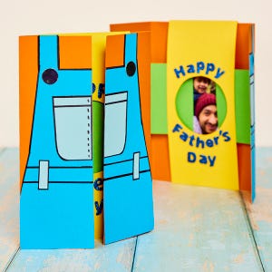 Father’s Day Secret Photo Card craft activity