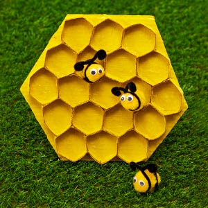 Bee Honeycomb craft activity
