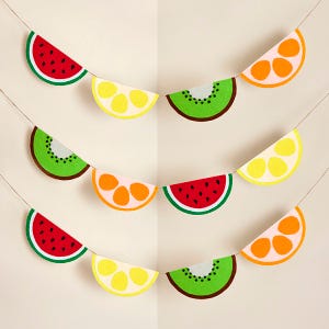 Fruit Bunting craft activity