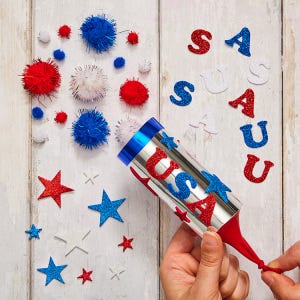 4th July Celebration Popper craft activity