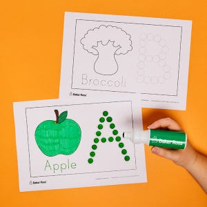 Fruit & Veg Dot Marker Pictures craft activity