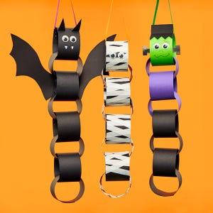 Halloween Paper Chains craft activity