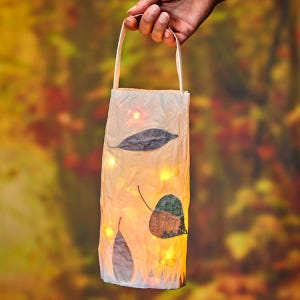 Autumn Leaf Lantern craft activity
