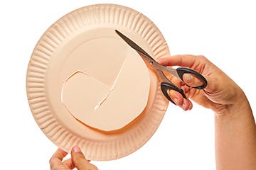 Paper Plate Lanterns step image