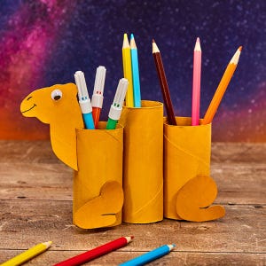 Camel Pencil Pot craft activity