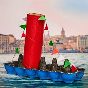 Sinterklaas Steamboat craft activity