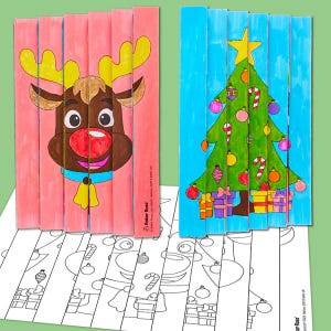 Christmas Agamograph craft activity