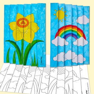 Spring Agamograph craft activity