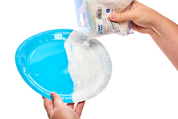 Paper Plate Snow Globe step image